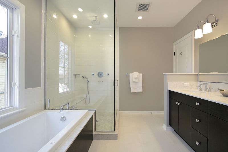 Elegant Shower with Niche Storage